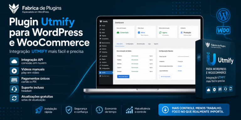 Plugin Utmify para WordPress e WooCommerce 1.0.0